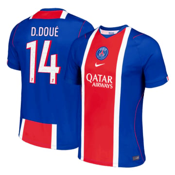 Men's Replica Nike Paris Saint-Germain Home Jersey 26/27 D.DOUÉ #14