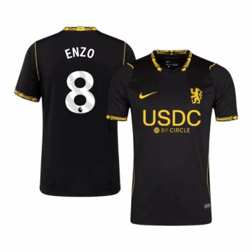 Men's Replica Nike Chelsea FC Away Jersey 26/27 ENZO #8