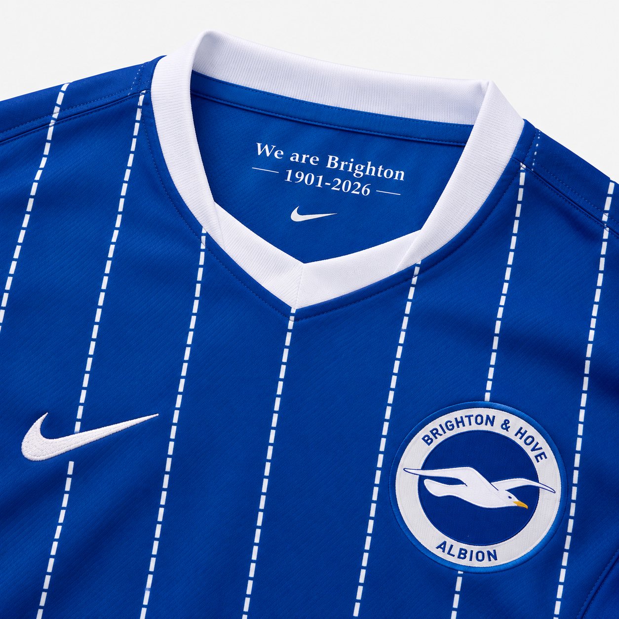 Men's Brighton & Hove Albion Home Jersey 26/27 - Image 6