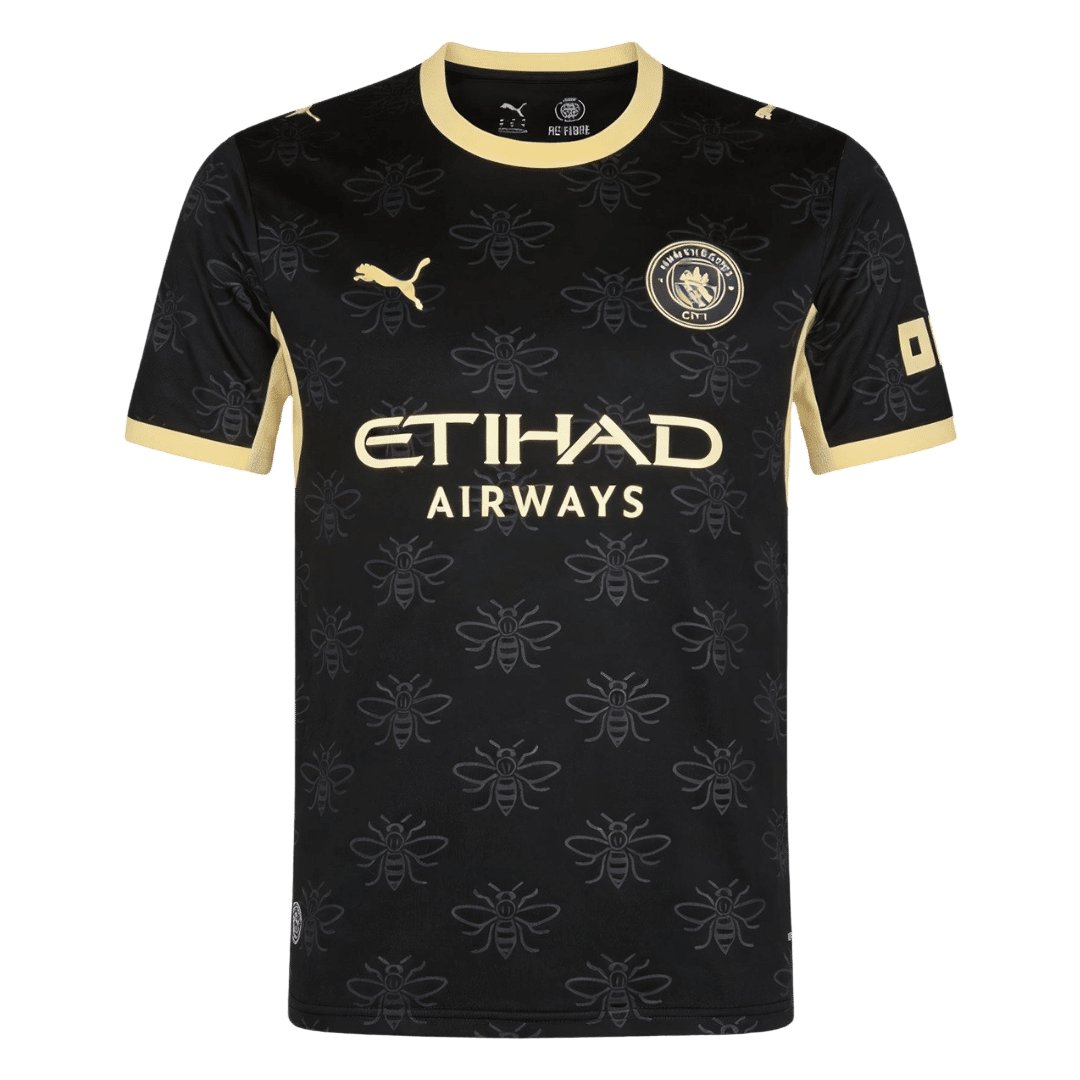 Men's Replica Puma Manchester City Away Jersey 26/27 HAALAND #9 - Image 3