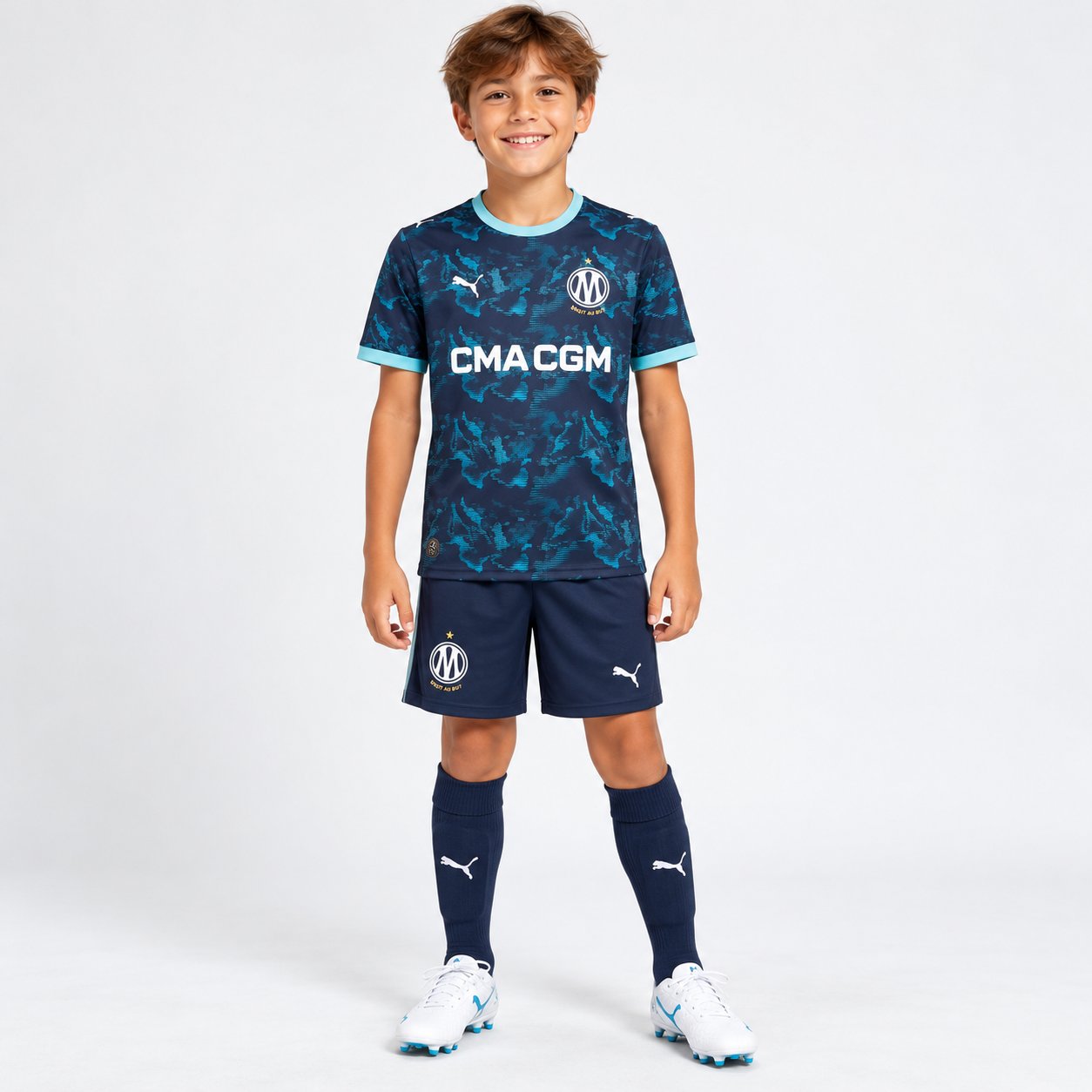 Kid's Olympique Marseille Away Kit 26/27 - Image 2