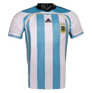 Men's Replica adidas Argentina Home Jersey 2006