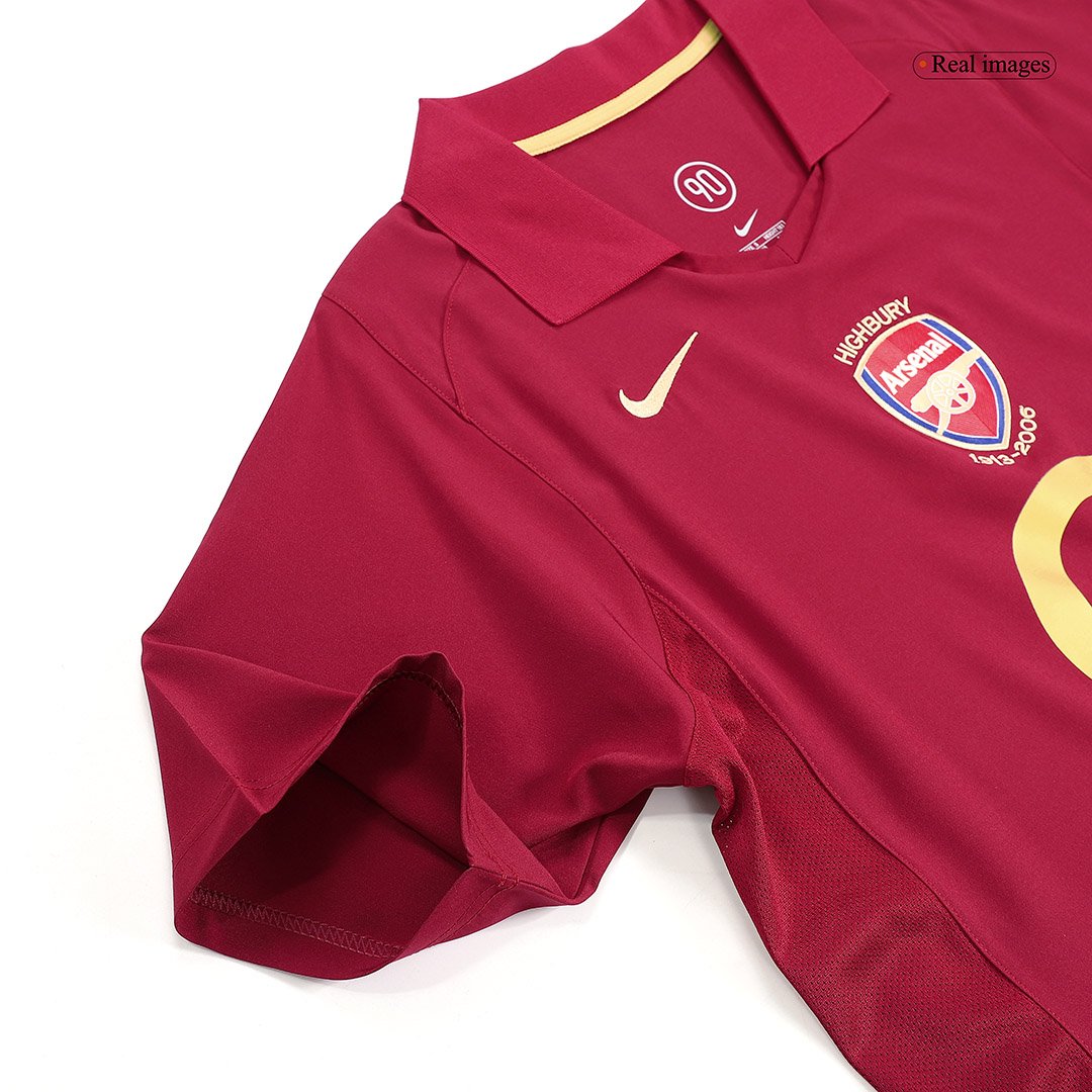 Men's Replica Nike Arsenal Home Jersey 05/06 - Image 6