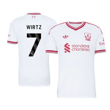 Men's Authentic Nike Liverpool Away Jersey 26/27 WIRTZ #7