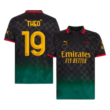 Men's Replica Puma AC Milan Fourth Jersey 24/25 "THEO" #19