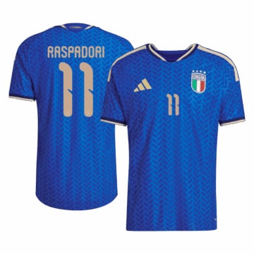 Men's Authentic adidas Italy Home Jersey 2026 RASPADORI #11