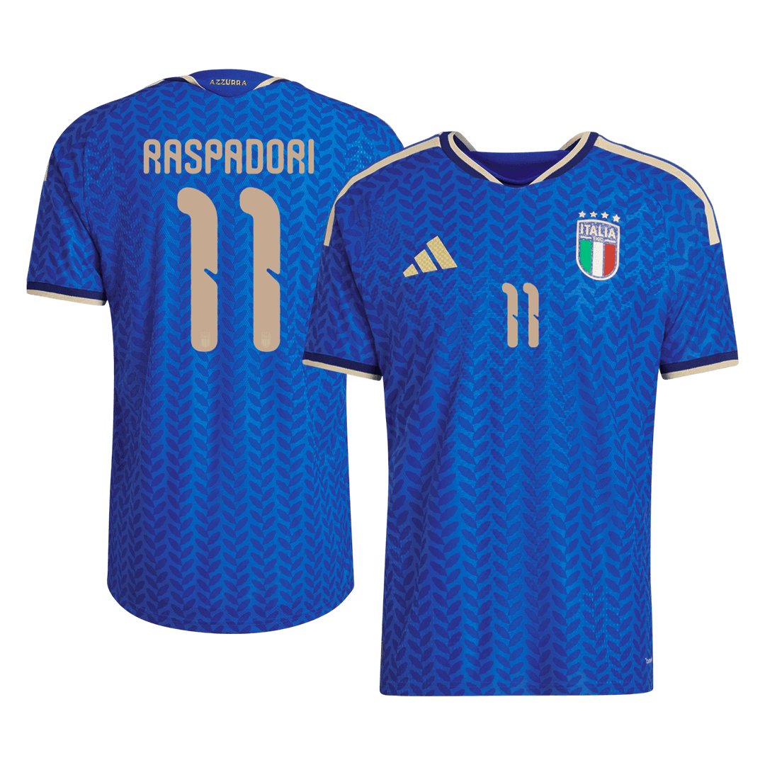 Men's Authentic adidas Italy Home Jersey 2026 RASPADORI #11