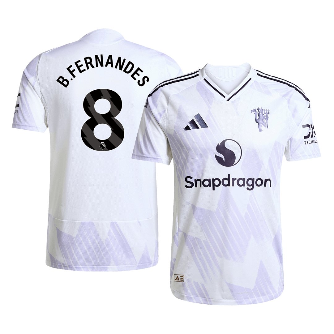 Men's Authentic adidas Manchester United Away Jersey 25/26 B.FERNANDES #8