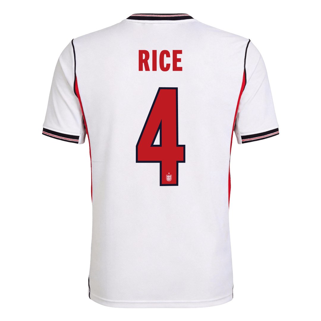 Men's Replica Nike England Home Jersey 2026 RICE #4 - Image 2