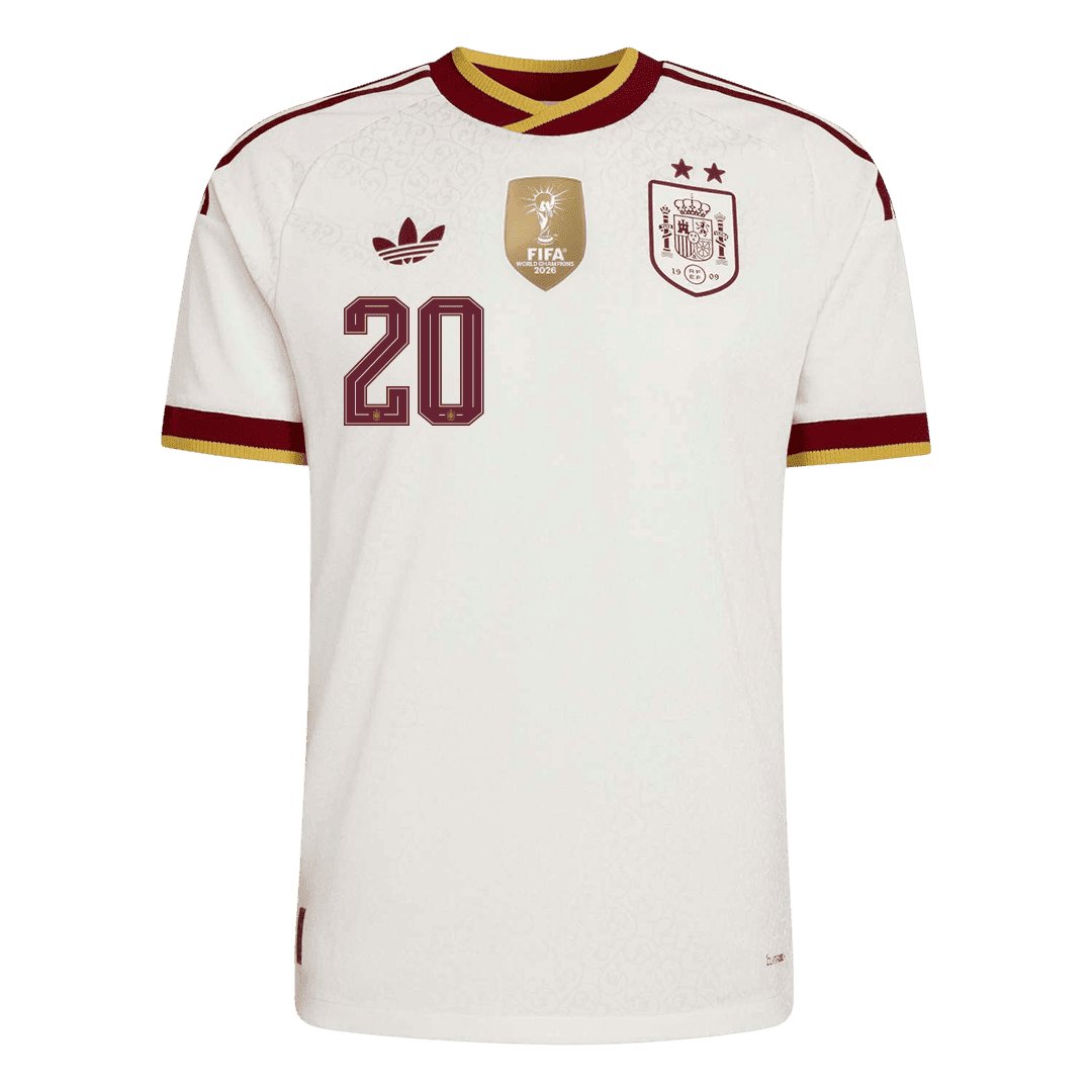 Men's Spain PEDRI #20 Champion Player Version Jersey 2026 - Image 3