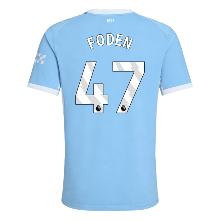 Men's Authentic Puma Manchester City Home Jersey 26/27 FODEN #47 - Image 2