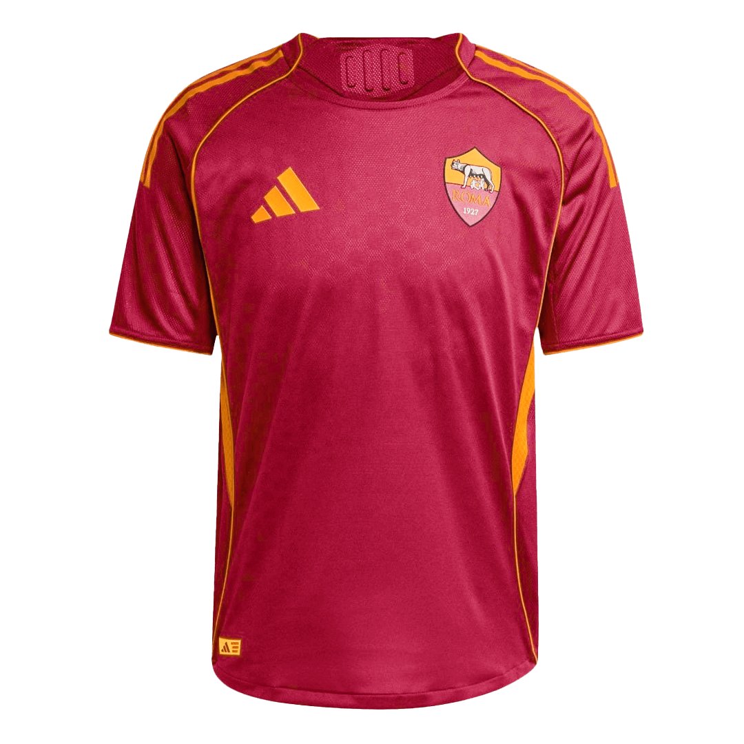 Men's Authentic adidas AS Roma Home Jersey 25/26
