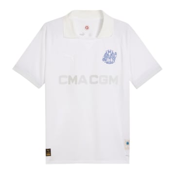 Men's Replica Puma Olympique Marseille Anniversary Jersey 24/25