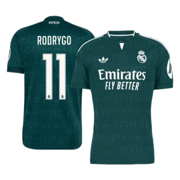 Men's Replica adidas Real Madrid Away Jersey 26/27 RODRYGO #11