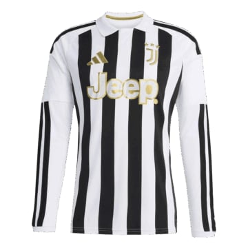 Men's Replica adidas Juventus Home Long Sleeve Jersey 26/27