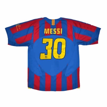 Men's Barcelona MESSI #30 Home Jersey 05/06