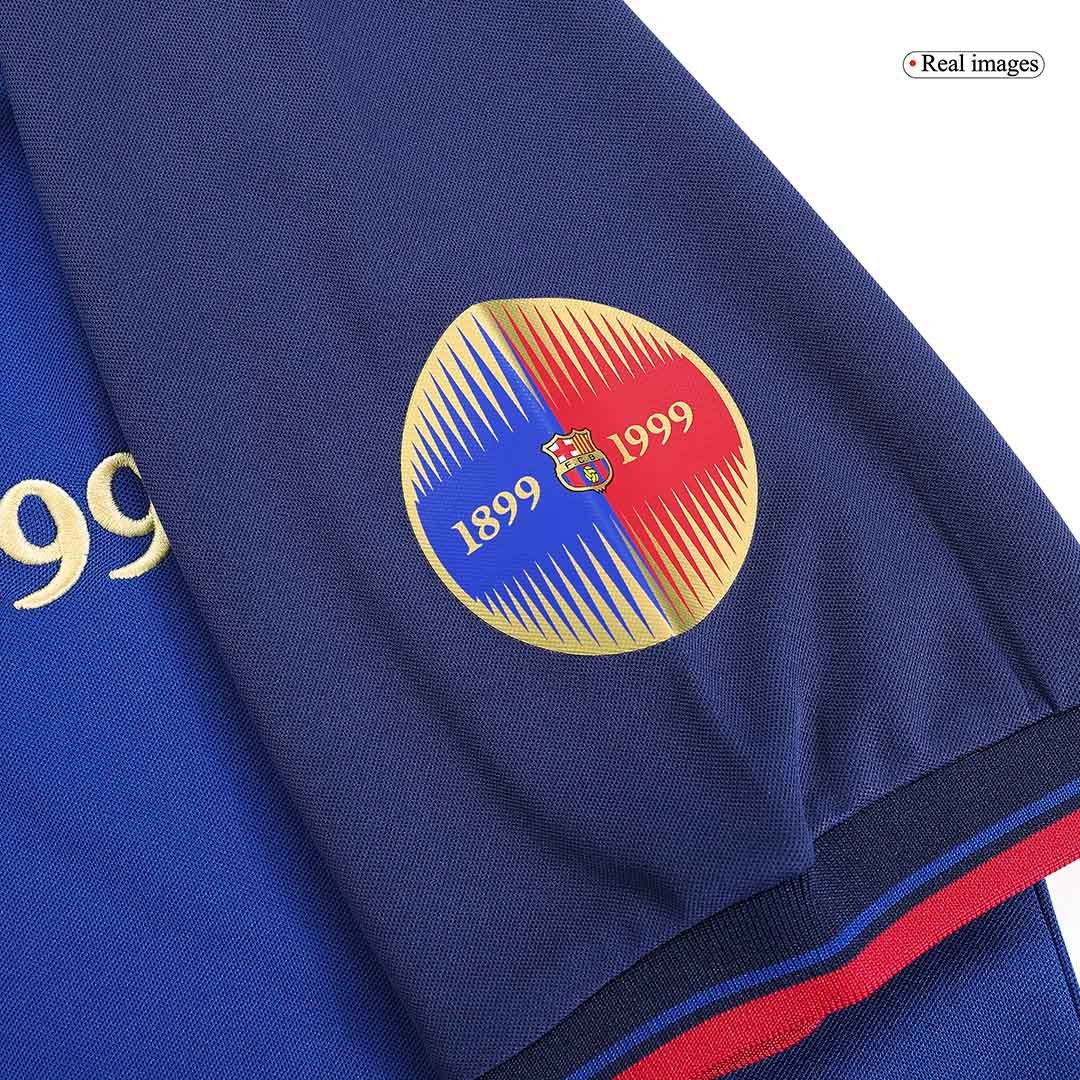 Men's Replica Nike Barcelona Anniversary Jersey 99/00 KLUIVERT #9 - Image 8