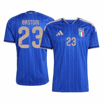 Men's Replica adidas Italy Home Jersey 2026 BASTONI #23