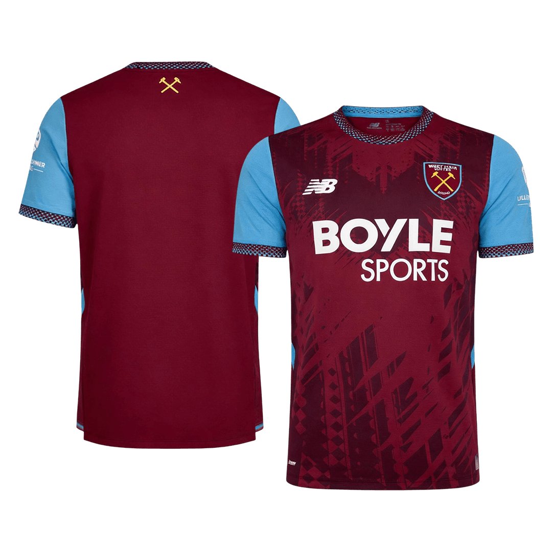 Men's Replica Umbro West Ham United Home Jersey 26/27 - Image 3