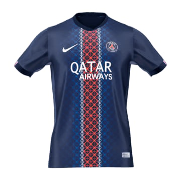 Men's Replica Nike Paris Saint-Germain Home Jersey 25/26