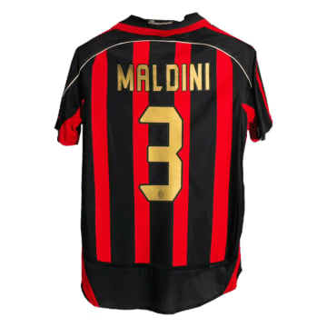 Men's Replica adidas AC Milan Home Jersey 06/07 MALDINI #3