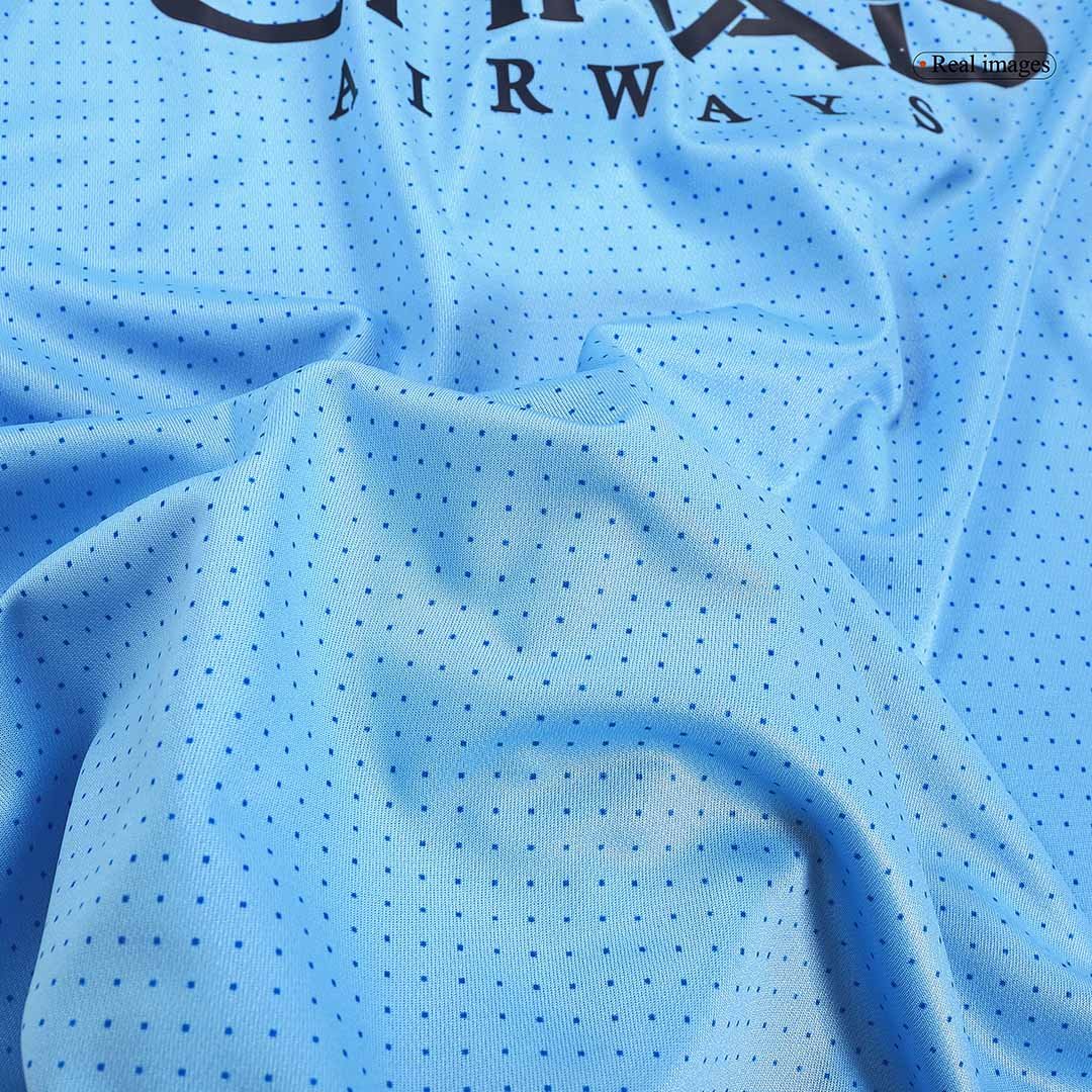 Men's Replica Umbro Manchester City Home Jersey 11/12 - Image 10