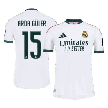 Men's Authentic adidas Real Madrid Home Jersey 26/27 ARDA GÜLER #15