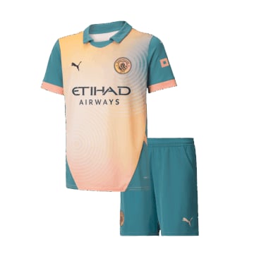 Kids Replica Puma Manchester City Fourth Kit 24/25