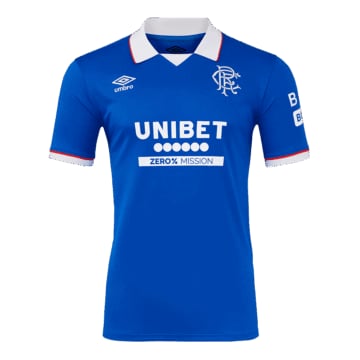 Men's Replica Umbro Rangers FC Home Jersey 25/26