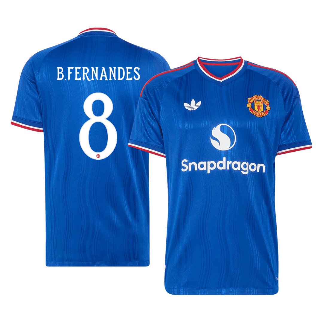 Men's Authentic adidas Manchester United Away Jersey 26/27 B. FERNANDES #8