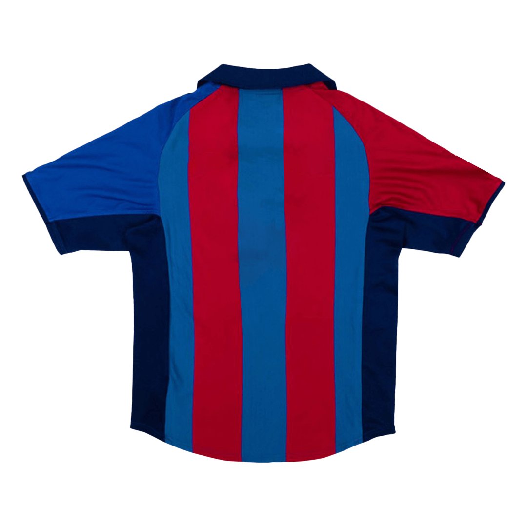 Men's Replica Nike Barcelona Home Jersey 01/02 - Image 2