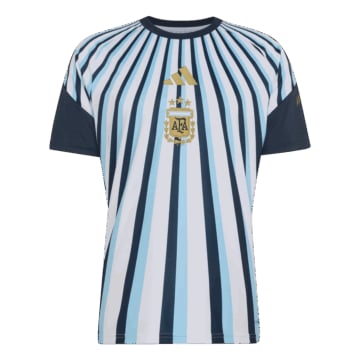 Men's Replica adidas Argentina Pre-Match Training Jersey 2026