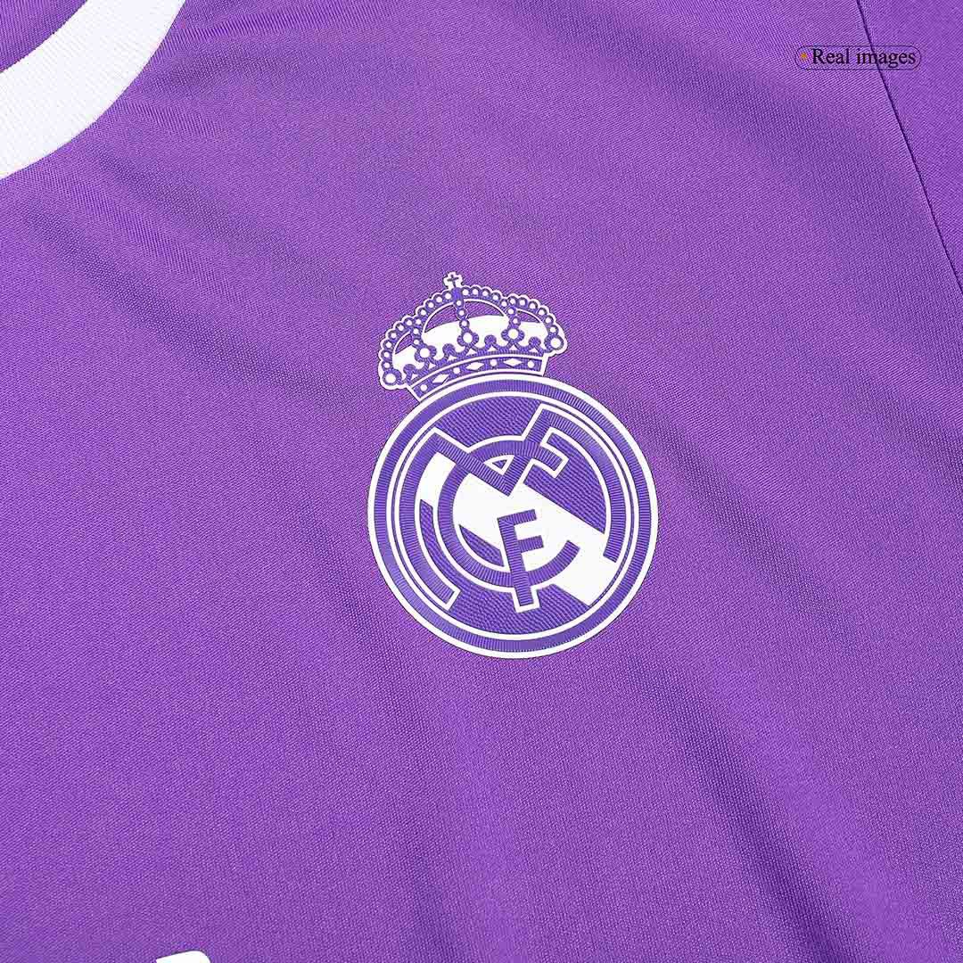 Men's Replica adidas Real Madrid Away Long Sleeve Jersey 16/17 BENZEMA #9 - Image 4