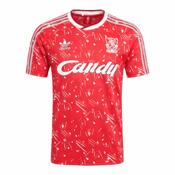 Men's Replica adidas Liverpool Home Jersey 89/91