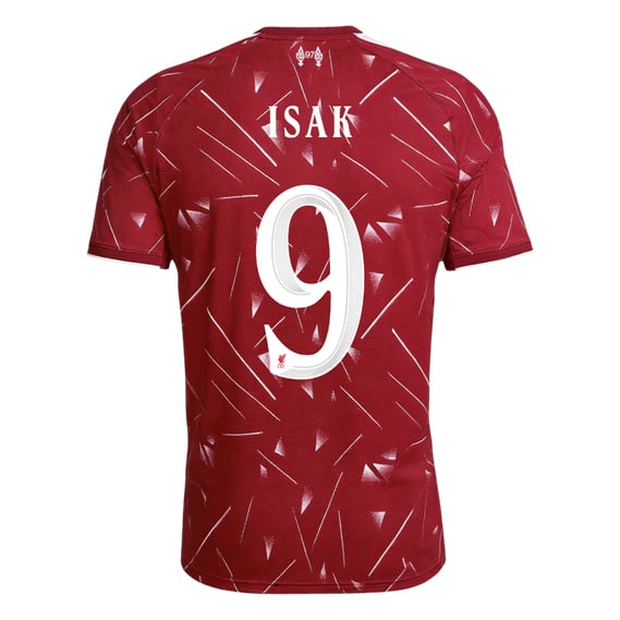 Men's Replica adidas Liverpool Home Jersey 26/27 ISAK #9 - Image 2
