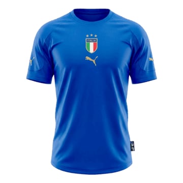 Men's Replica Puma Italy Home Jersey 2004