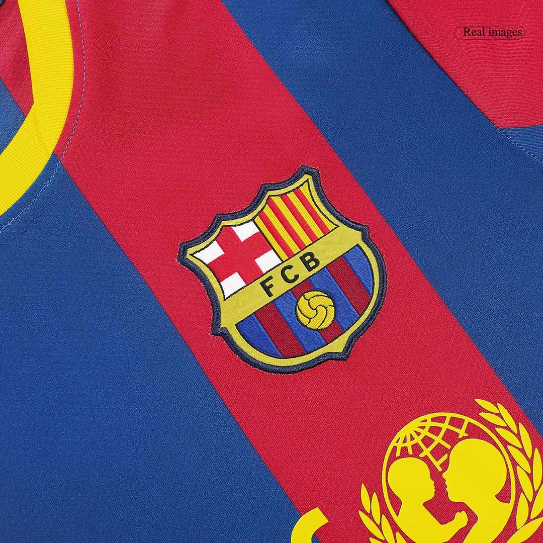 Men's Replica Nike Barcelona Home Jersey 10/11 PUYOL #5 - Image 6