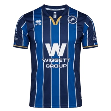 Men's Replica Errea Millwall Home Jersey 26/27