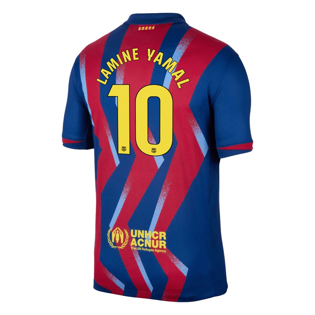 Men's Barcelona LAMINE YAMAL #10 Fourth Jersey 25/26 - Image 3
