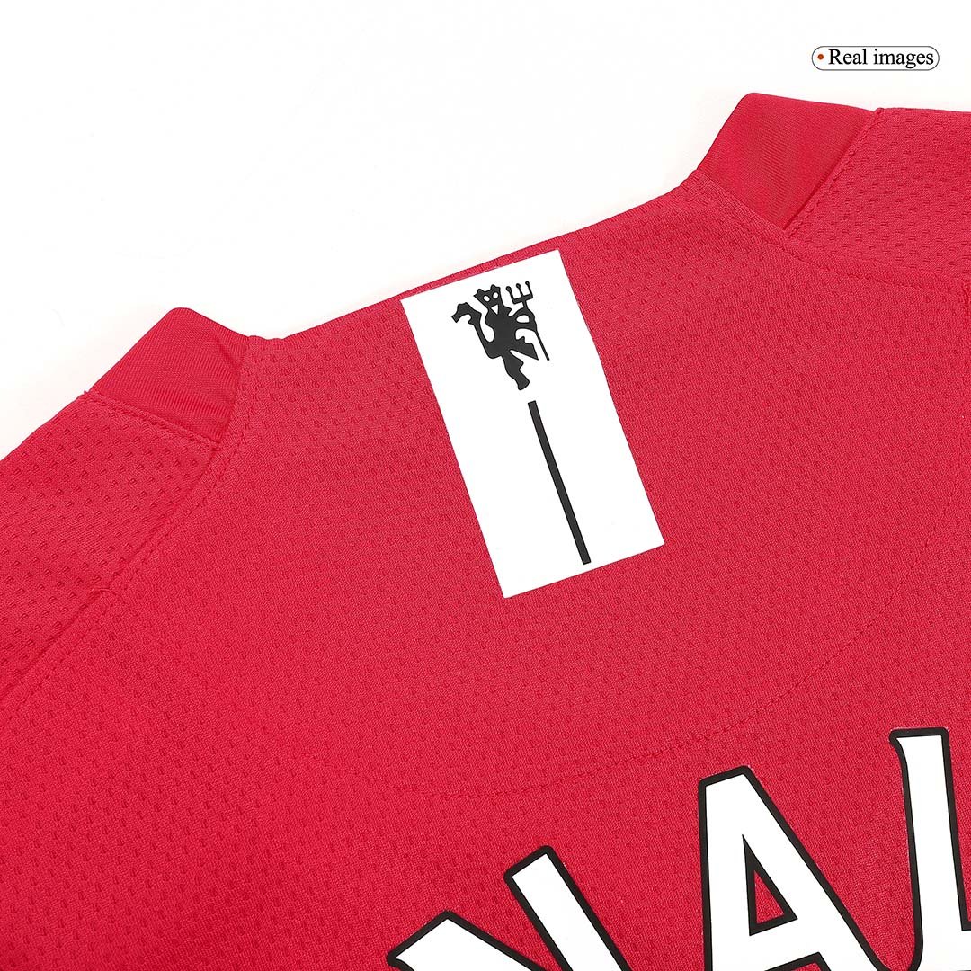 Retro Men's Manchester United Home Jersey 07/08 - Image 8