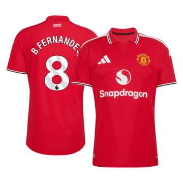 Men's Authentic adidas Manchester United Home Jersey 26/27 B. FERNANDES #8
