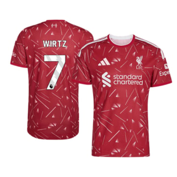 Men's Authentic Nike Liverpool Home Jersey 26/27 WIRTZ #7