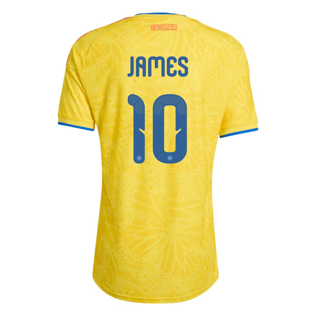 Men's Authentic adidas Colombia Home Jersey 2026 JAMES #10 - Image 3