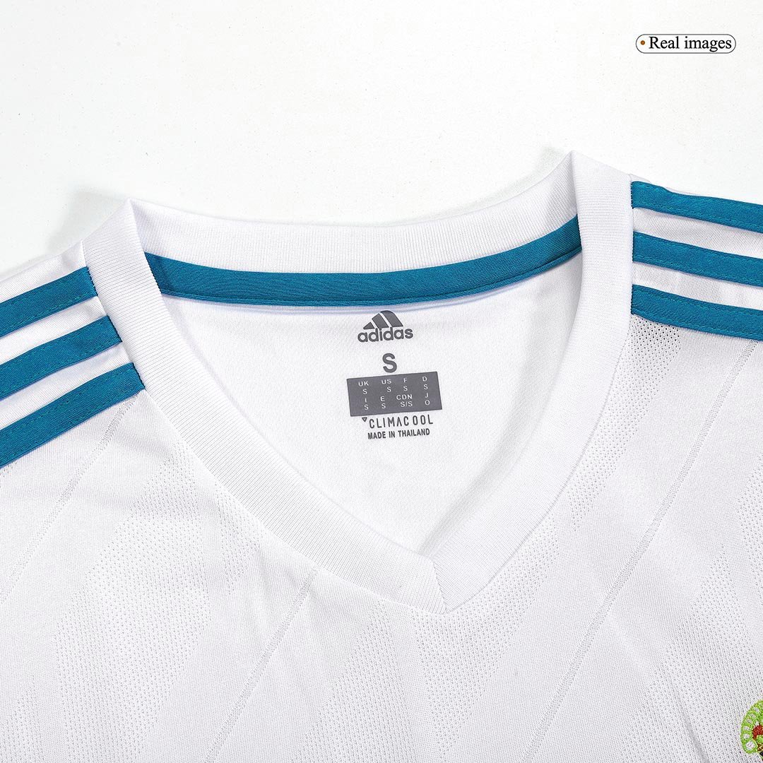 Retro Men's Real Madrid Home Jersey 17/18 - Image 3