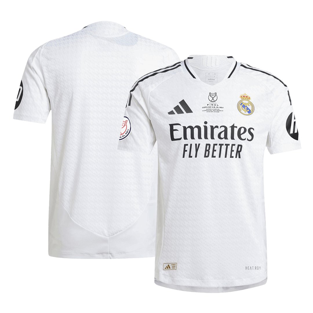 Men's Authentic adidas Real Madrid Home Jersey 24/25 - Image 3