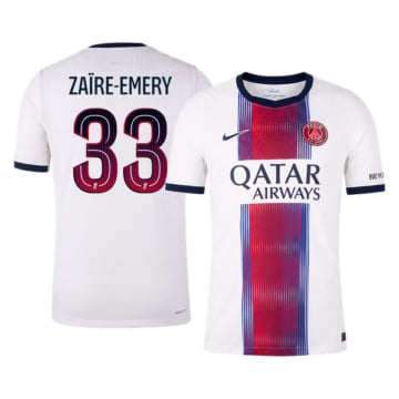 Men's Authentic Nike Paris Saint-Germain Away Jersey 26/27 ZAÏRE-EMERY #33