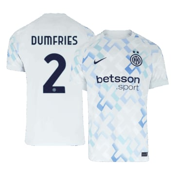 Men's Replica Nike Inter Milan Away Jersey 25/26 DUMFRIES #2