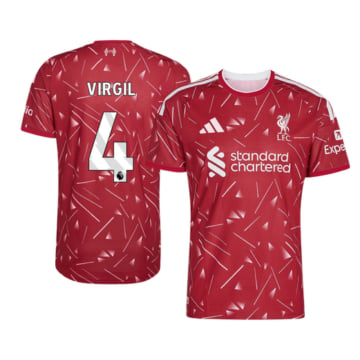 Men's Authentic Nike Liverpool Home Jersey 26/27 VIRGIL #4