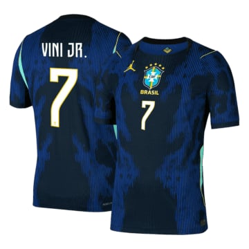 Men's Authentic Nike Brazil Away Jersey 2026 VINI JR. #7
