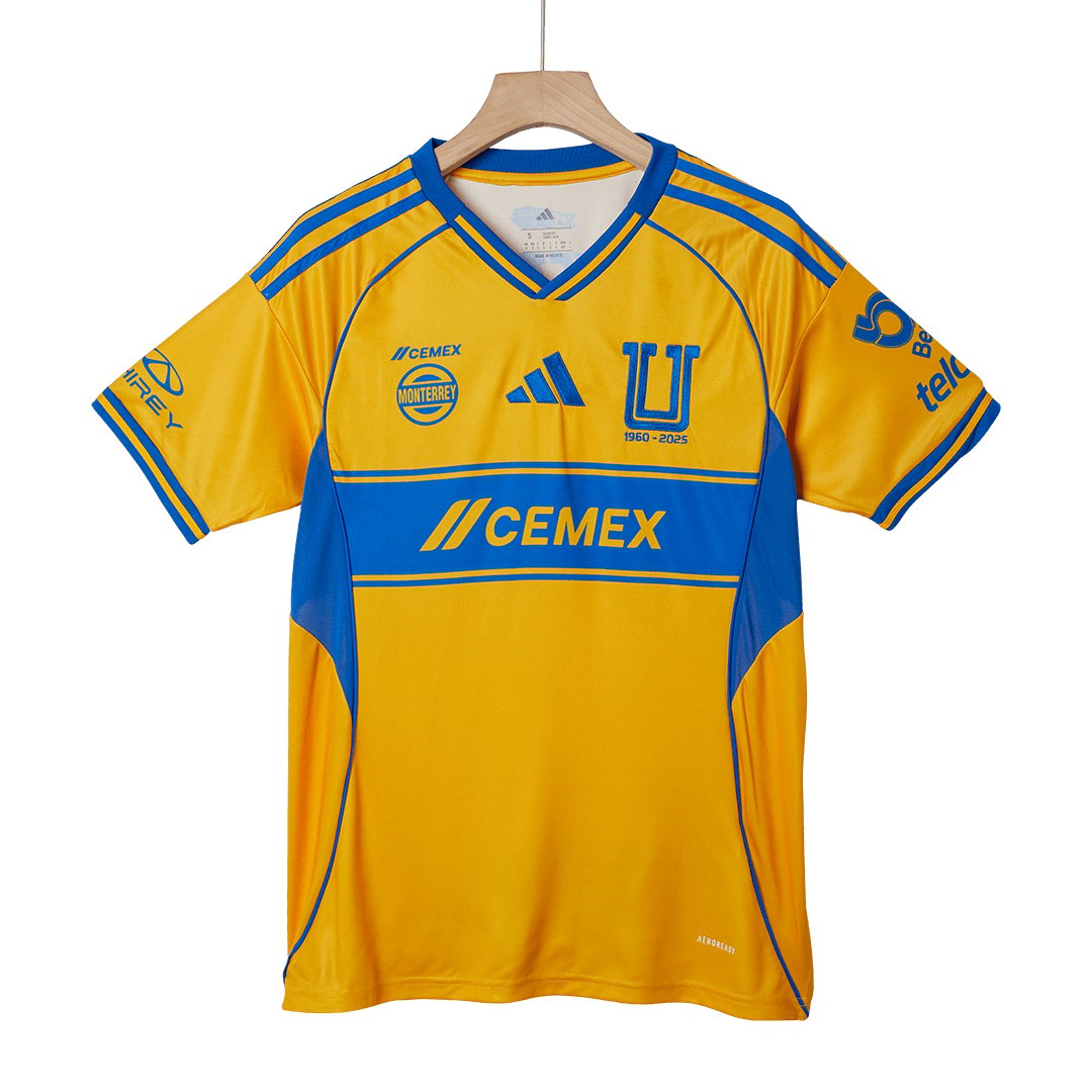 Men's Replica adidas Tigres UANL Home Jersey 25/26 - Image 5